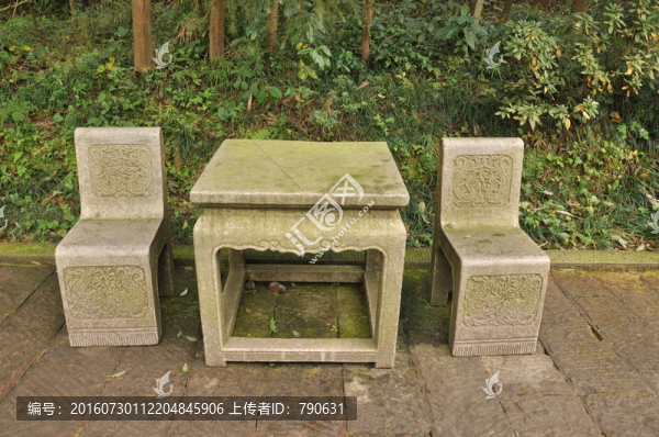 石桌,石凳