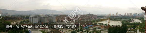 俯瞰甘谷全景
