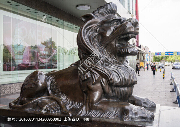 銅獅子,西方獅子,大門口裝飾物