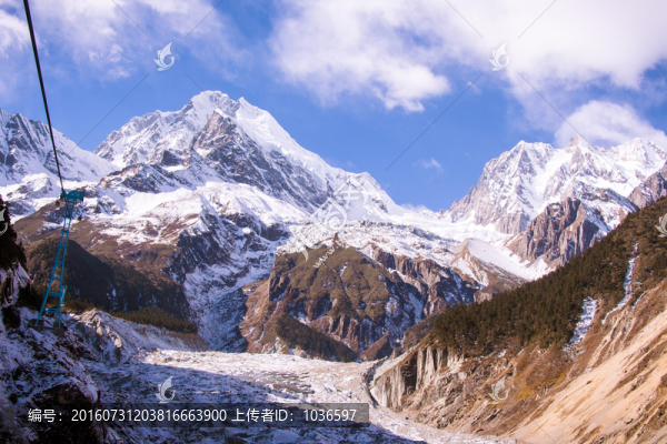 海螺溝雪山索道