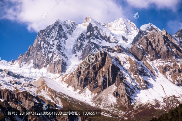 海螺溝雪山冰川TIF