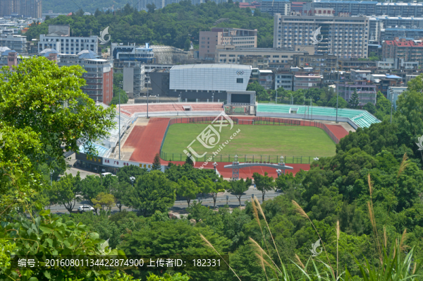 運動場俯瞰