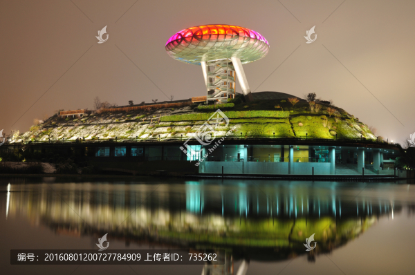 杭州西溪濕地博物館夜色