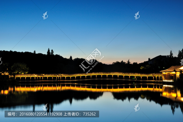 杭州浴鵠灣霽虹橋夜色