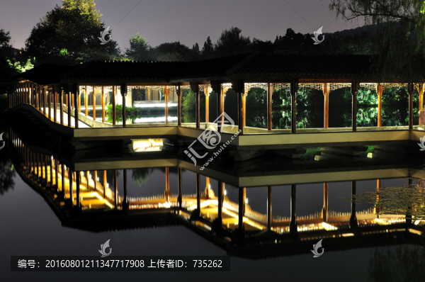 杭州浴鵠灣霽虹橋夜色