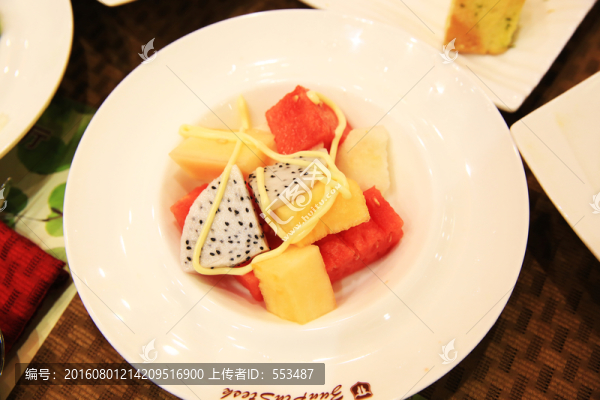 水果,沙拉,美食,西瓜,果盤(pán)