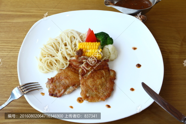 百里香雞扒