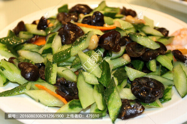 小炒,黃瓜,木耳