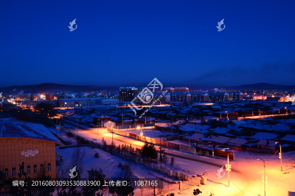 小鎮(zhèn)夜景