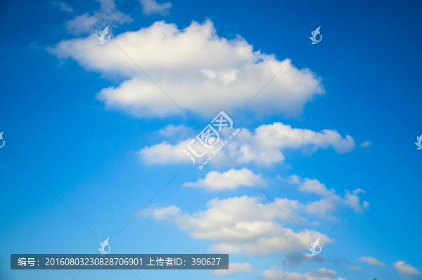 天空云朵,白云藍天