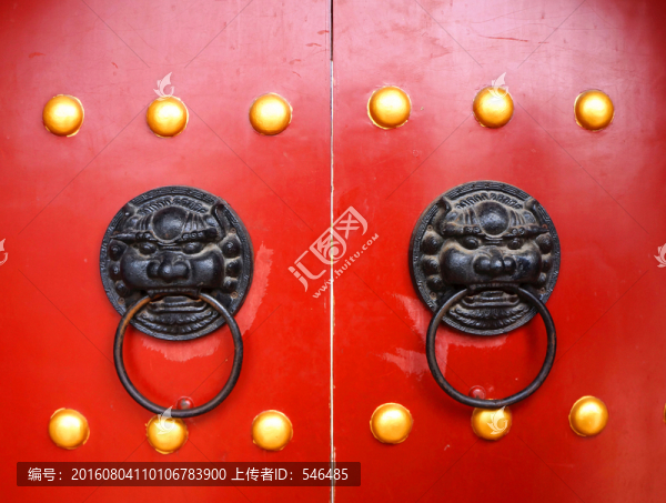 大門,金釘,輔首