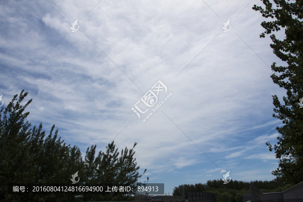 藍天,白云