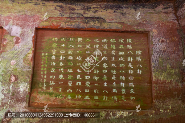 陰陽八卦石刻