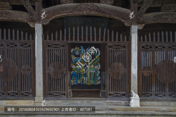 皖南古建筑門
