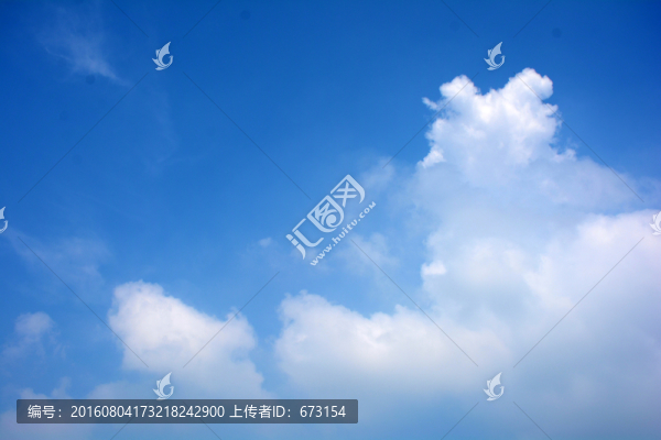 藍天白云