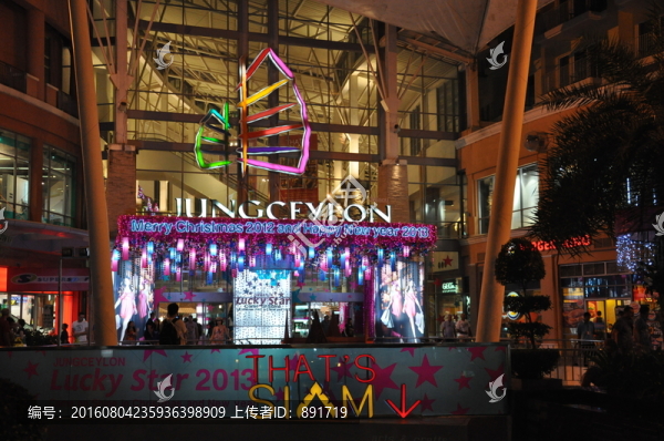 泰國(guó)街景,泰國(guó)夜景夜市