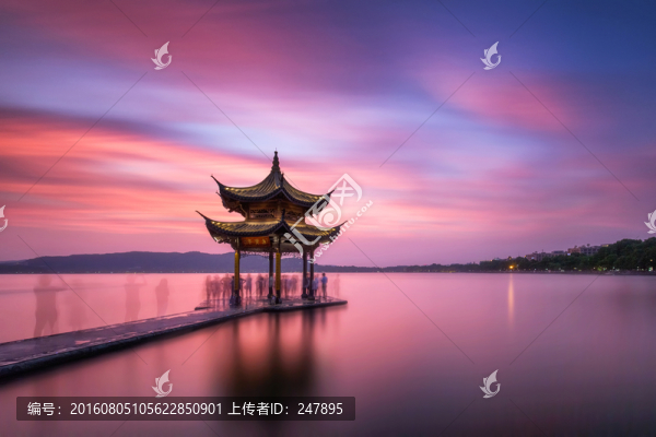 杭州西湖,集賢亭