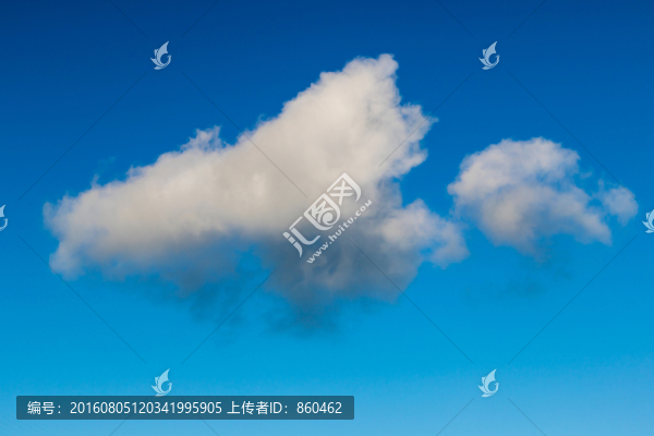 白云藍天