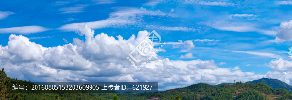 藍天白云