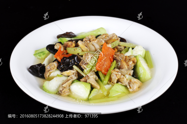 勝瓜云耳浸鮑丁