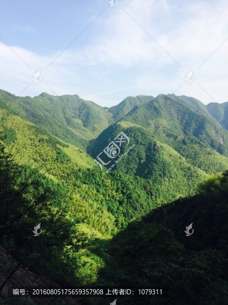 俯瞰群山自然風光