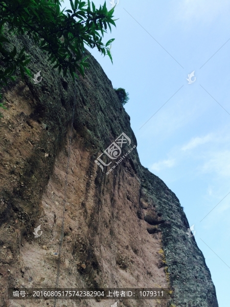 江郎山,懸崖峭壁