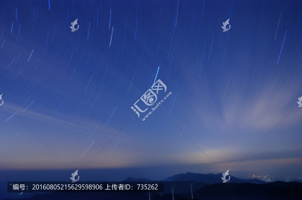 諸暨東白山星空風(fēng)光