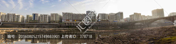 四川省巴中市巴河水系風光