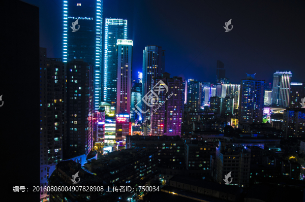 夜色下的城市