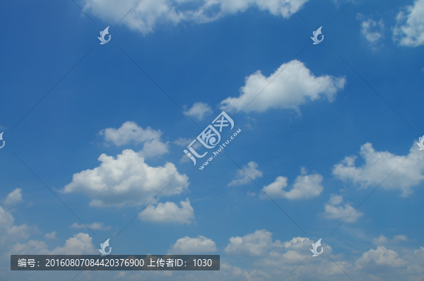 天空,白云
