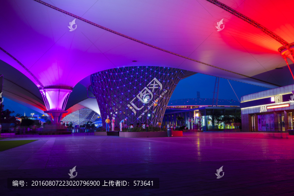 世博軸夜景