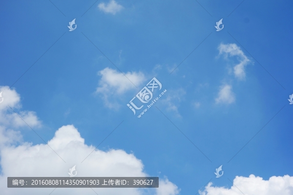 藍天白云