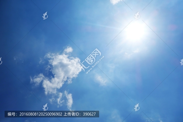 藍天白云