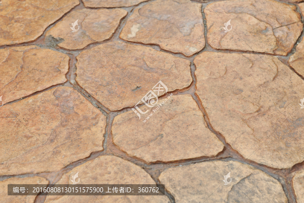 石頭路,紋理