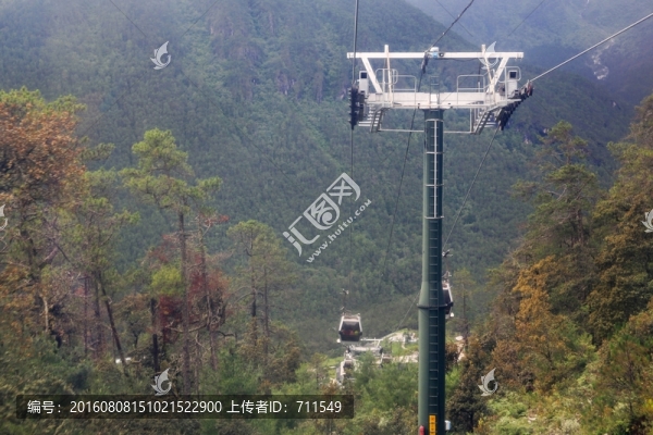 山中索道