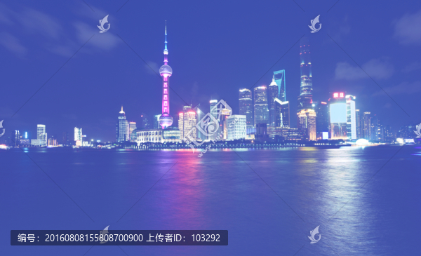 上海陸家嘴建筑群風(fēng)光