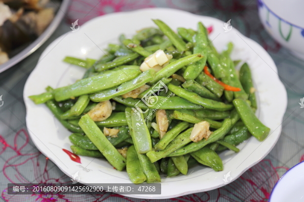 蒜炒四季豆