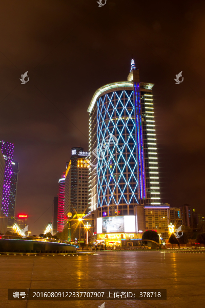成都天府廣場夜景