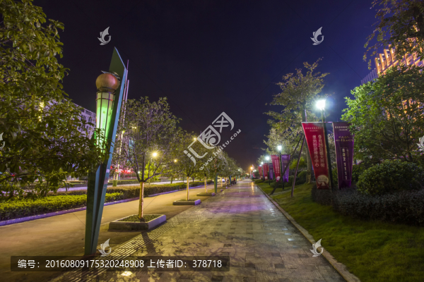 湖北省恩施市火車站前休閑步道