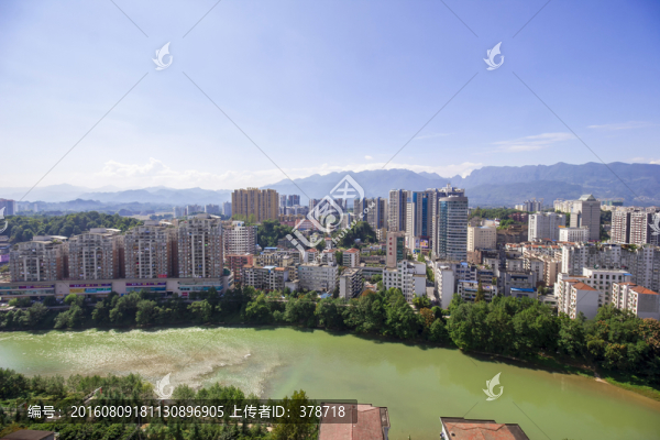 湖北省恩施市鳥瞰圖