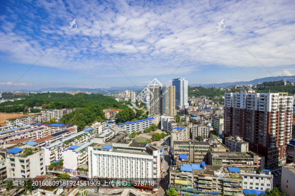 湖北省恩施市鳥瞰圖