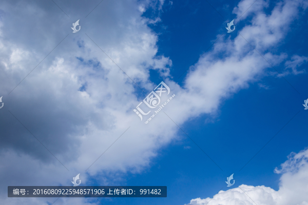 藍天白云