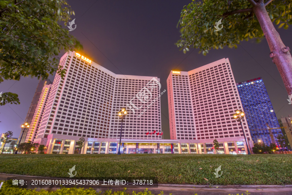 廣東省佛山市陽光國際酒店夜景