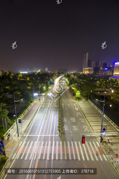 廣東省佛山市濱江路夜景