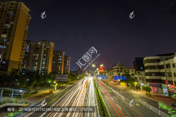 廣東省佛山市佛山大道北夜景