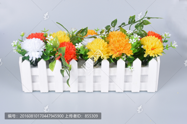 美麗的花兒,圍欄