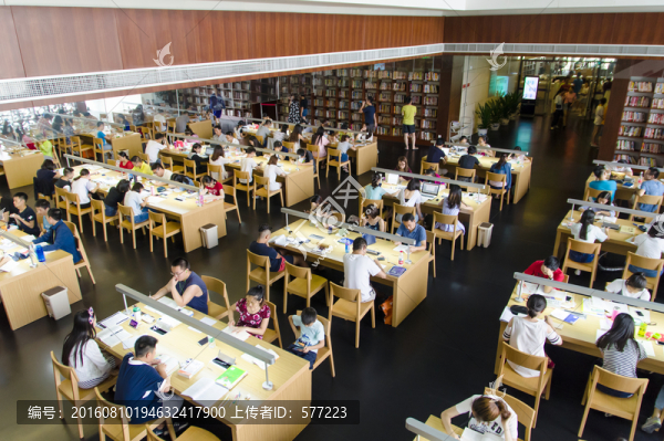 圖書館,自習