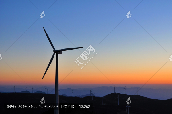 臨海括蒼山風力發(fā)電機