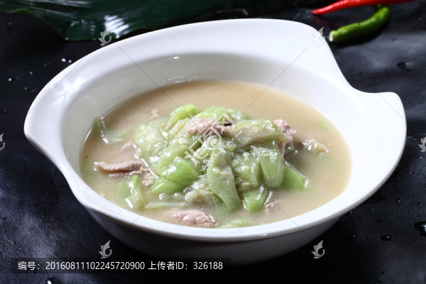 絲瓜煮肉片