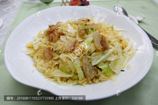 包菜炒飯